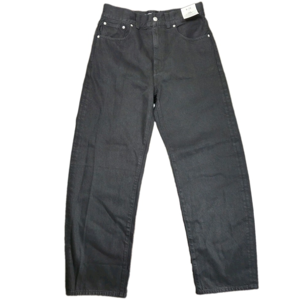 Madewell The Balloon Jean Womens 28 Black High Rise 100% Cotton NWT 31×30
